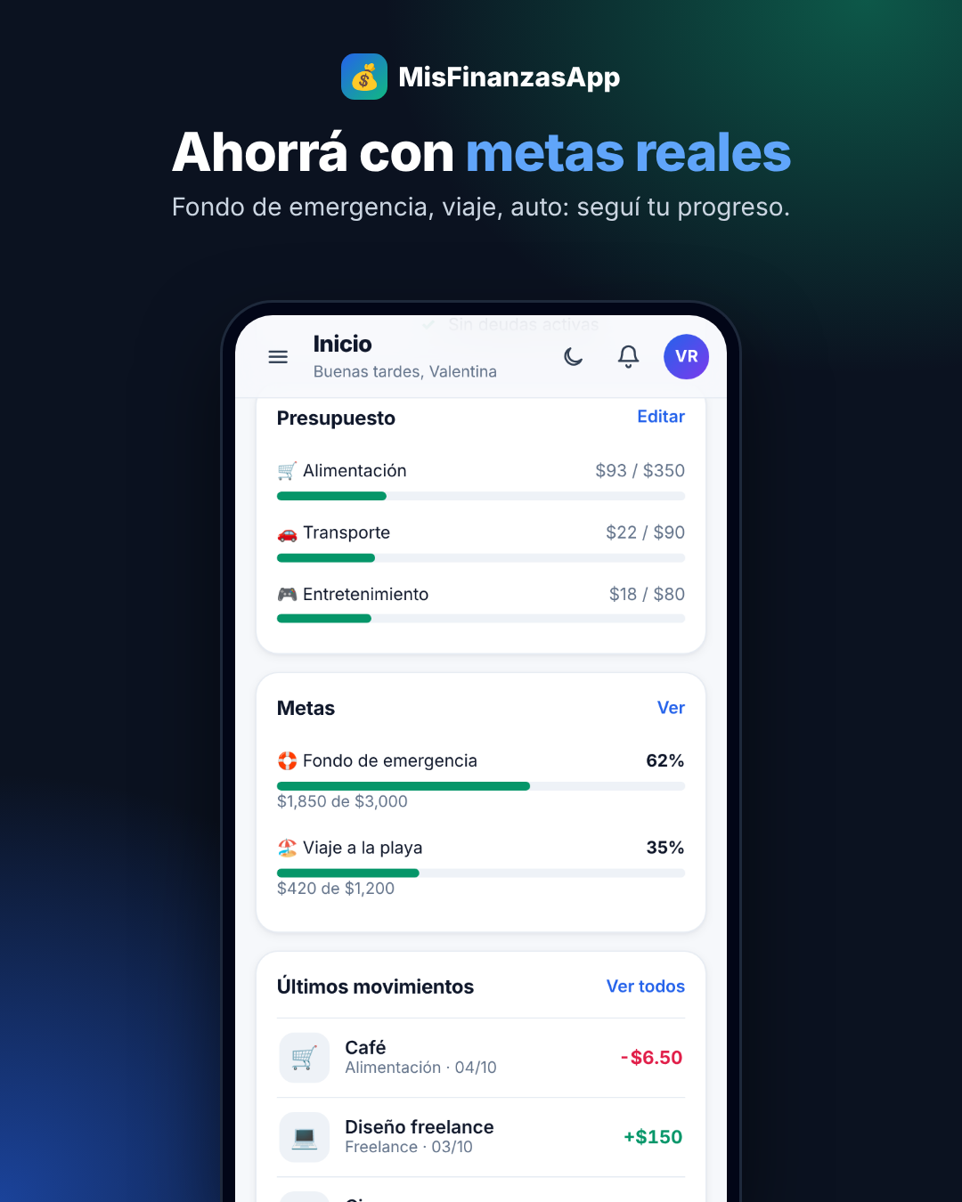 Post — Metas de ahorro