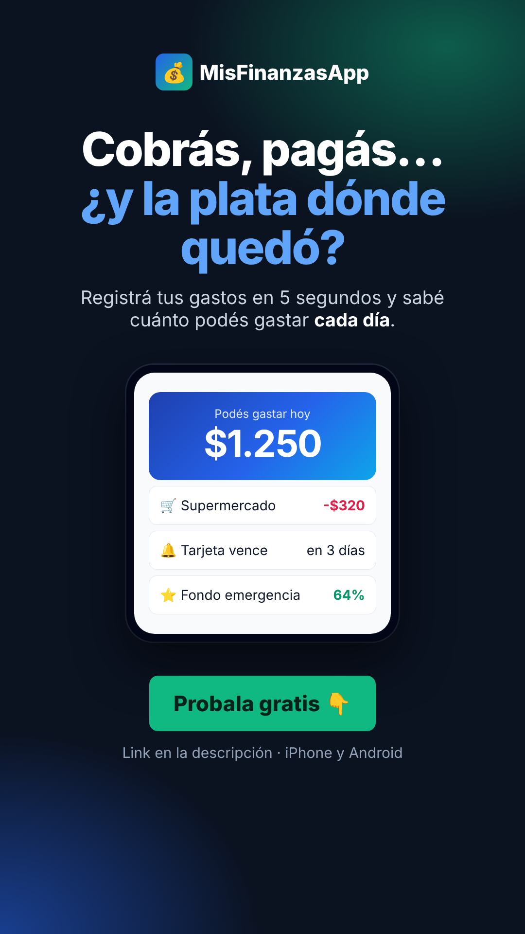 Historia — Cobrás, pagás…