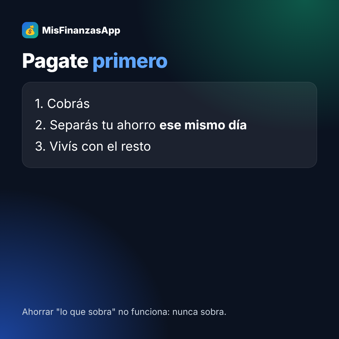 Tip — Pagate primero